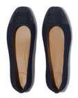 FitFlop FitFlop DELICATO Crystal Cap-Toe Denim Ballerinas Slip On