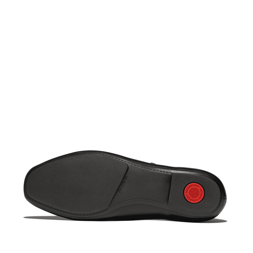 Crystal-Cluster Soft M/Leather Mary Janes DELICATO Dynamicush