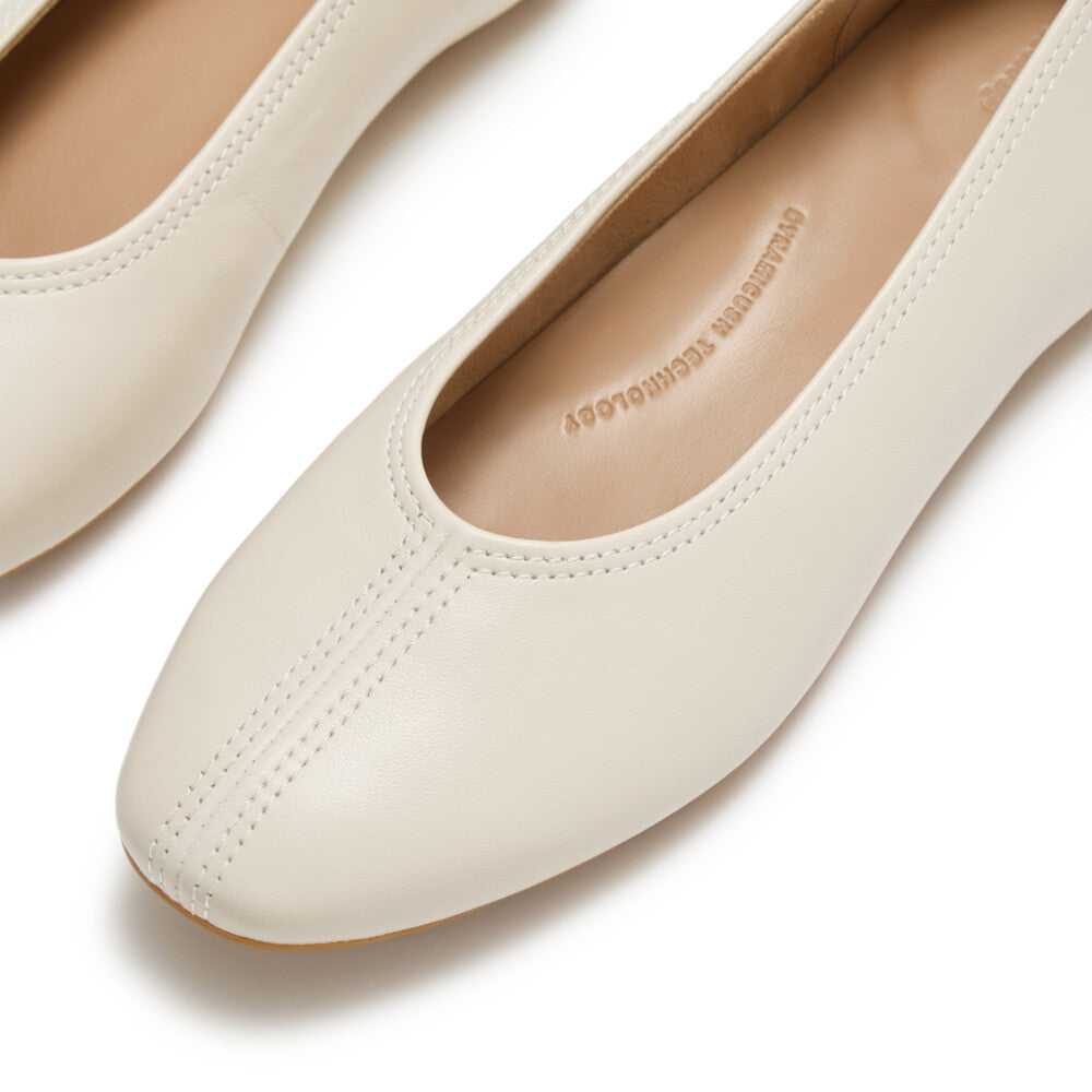 FitFlop FitFlop Delicato High-Cut Soft-Leather Ballet Flats