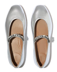 FitFlop FitFlop DELICATO Pearls-And-Crystal Soft-Leather Mary Janes Shoes