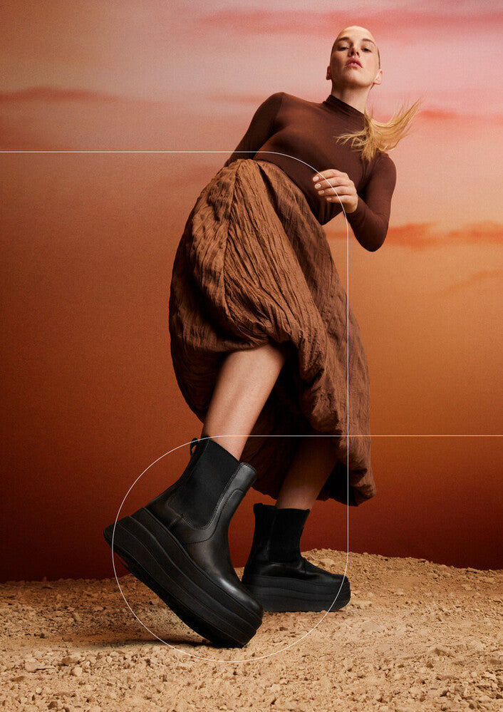 Trenton F-Mode Stack Chelsea Boot