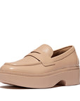 FitFlop FitFlop F-Luma Box-Leather Demi-Wedge Penny Loafers Loafers & Laceups   