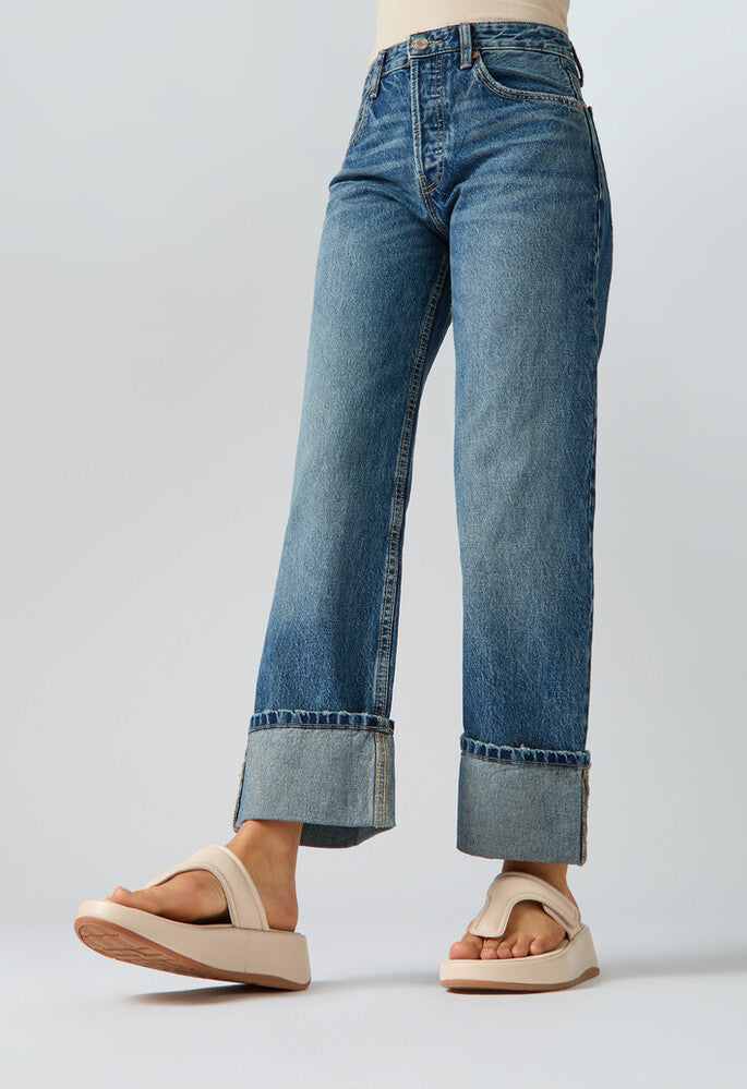 Adjustable Padded-Leather Flatform F-MODE Microwobbleboard