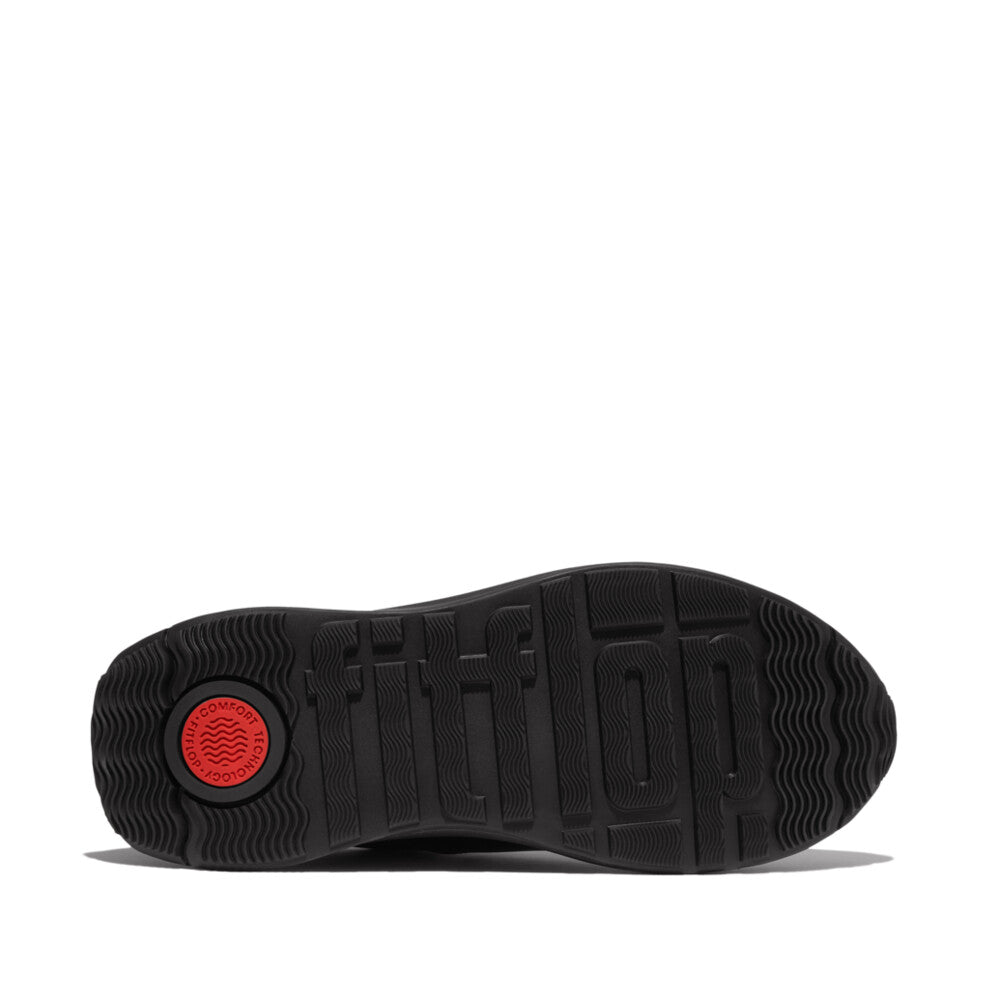 Flow Fabric/Suede/Leather Flatform Trainers F-MODE Microwobbleboard