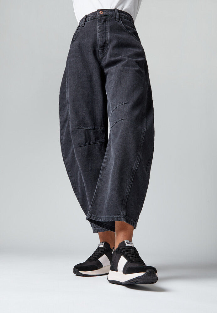 Flow Fabric/Suede/Leather Flatform Trainers F-MODE Microwobbleboard
