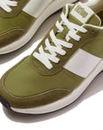 Flow Fabric/Suede/Leather Flatform Trainers F-MODE Microwobbleboard