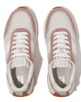 Flow Fabric/Suede/Leather Flatform Trainers F-MODE Microwobbleboard