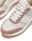 Flow Fabric/Suede/Leather Flatform Trainers F-MODE Microwobbleboard