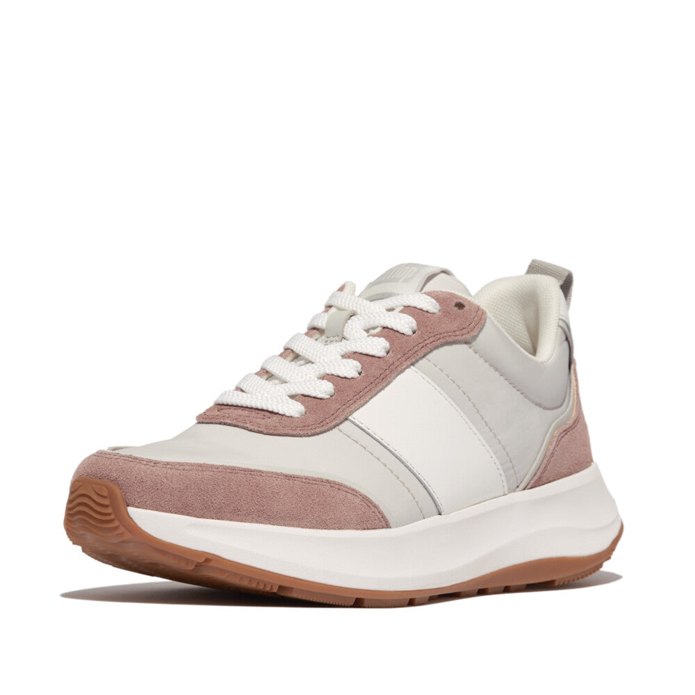 Flow Fabric/Suede/Leather Flatform Trainers F-MODE Microwobbleboard