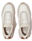 Flow Fabric/Suede/Leather Flatform Trainers F-MODE Microwobbleboard