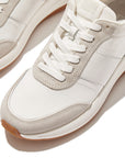 Flow Fabric/Suede/Leather Flatform Trainers F-MODE Microwobbleboard