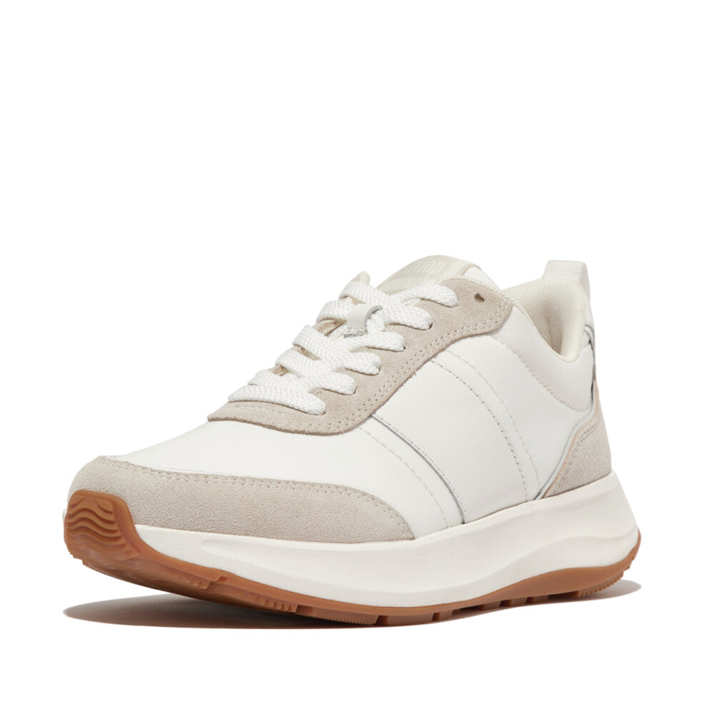 Flow Fabric/Suede/Leather Flatform Trainers F-MODE Microwobbleboard