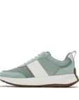 FITFLOP F-MODE Flow Fabric/Suede Sneakers SNEAKER Frosted Sage UK4