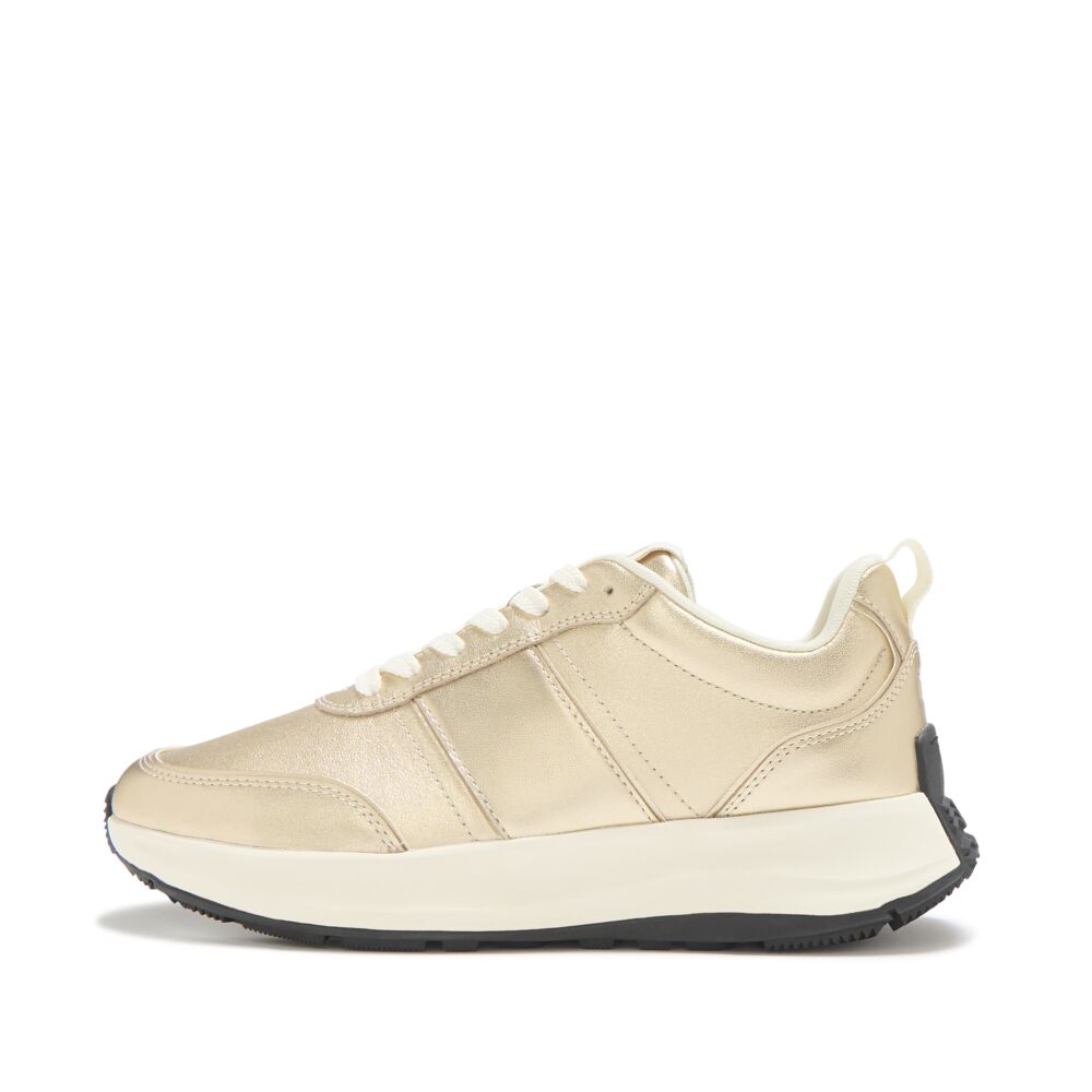 FitFlop F-Mode Flow Leather Trainers