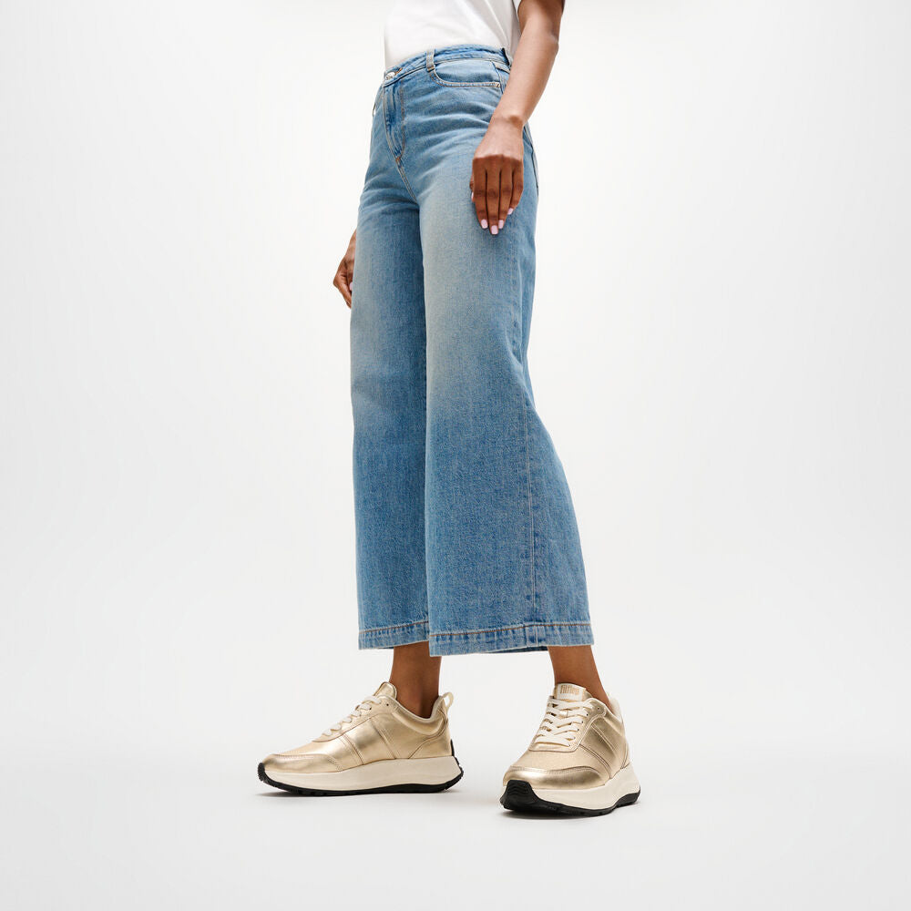 FitFlop F-Mode Flow Leather Trainers