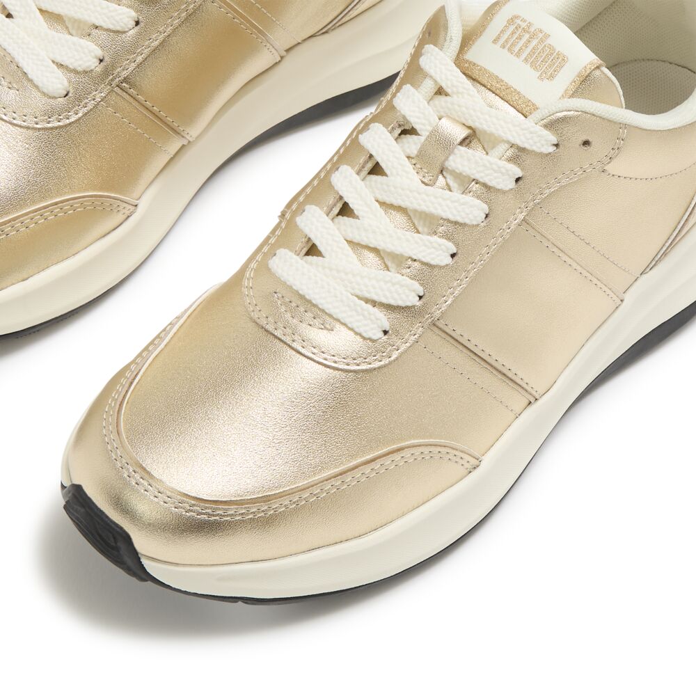 FitFlop F-Mode Flow Leather Trainers