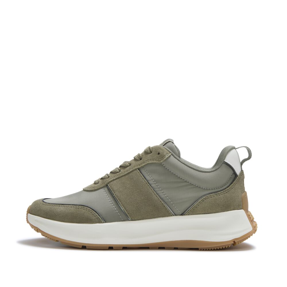 FitFlop F-Mode Flow Mesh Metalic Trainers
