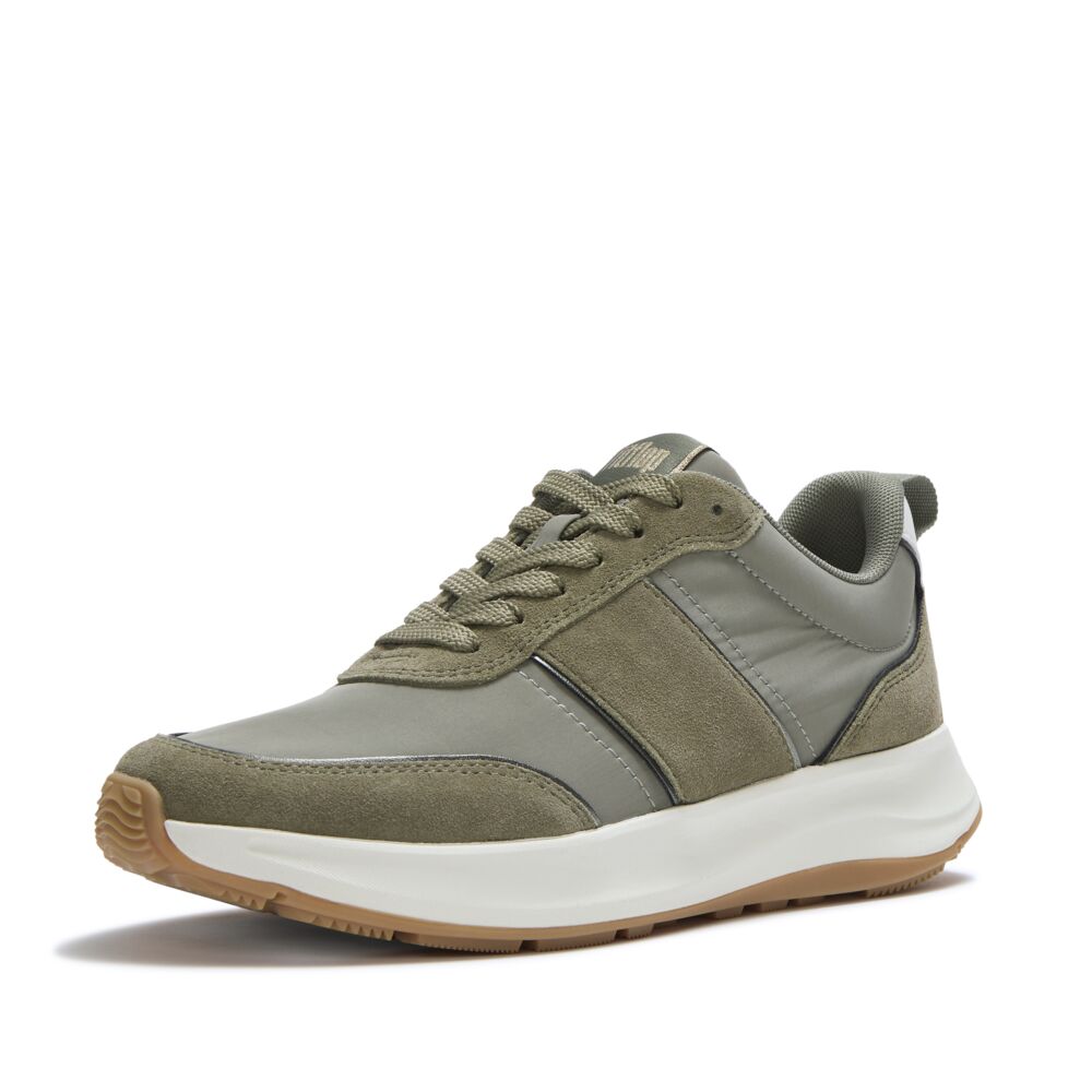 FitFlop F-Mode Flow Mesh Metalic Trainers