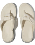 FitFlop FitFlop F-Mode Knot Soft-Leather Flatform Toe-Post Sandals Sandal