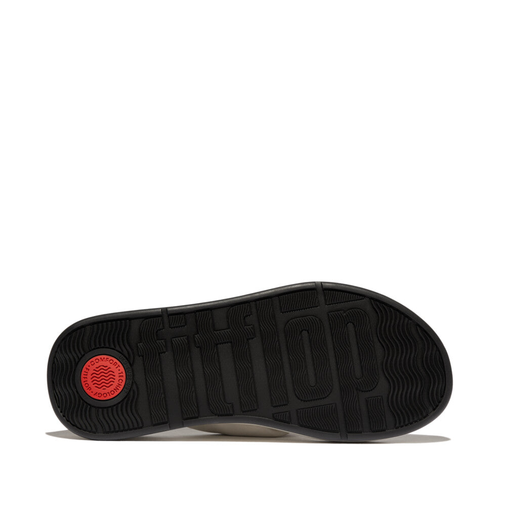 Knot Soft-Leather Flatform Toe-Post Sandals F-MODE Microwobbleboard