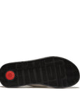 Knot Soft-Leather Flatform Toe-Post Sandals F-MODE Microwobbleboard