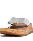 FitFlop FitFlop F-MODE Leather/Cork Flatform Toe-Post Sandals    