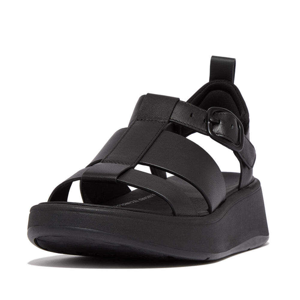 FitFlop FitFlop F-MODE Leather Flatform Fisherman Sandals Microwobbleboard