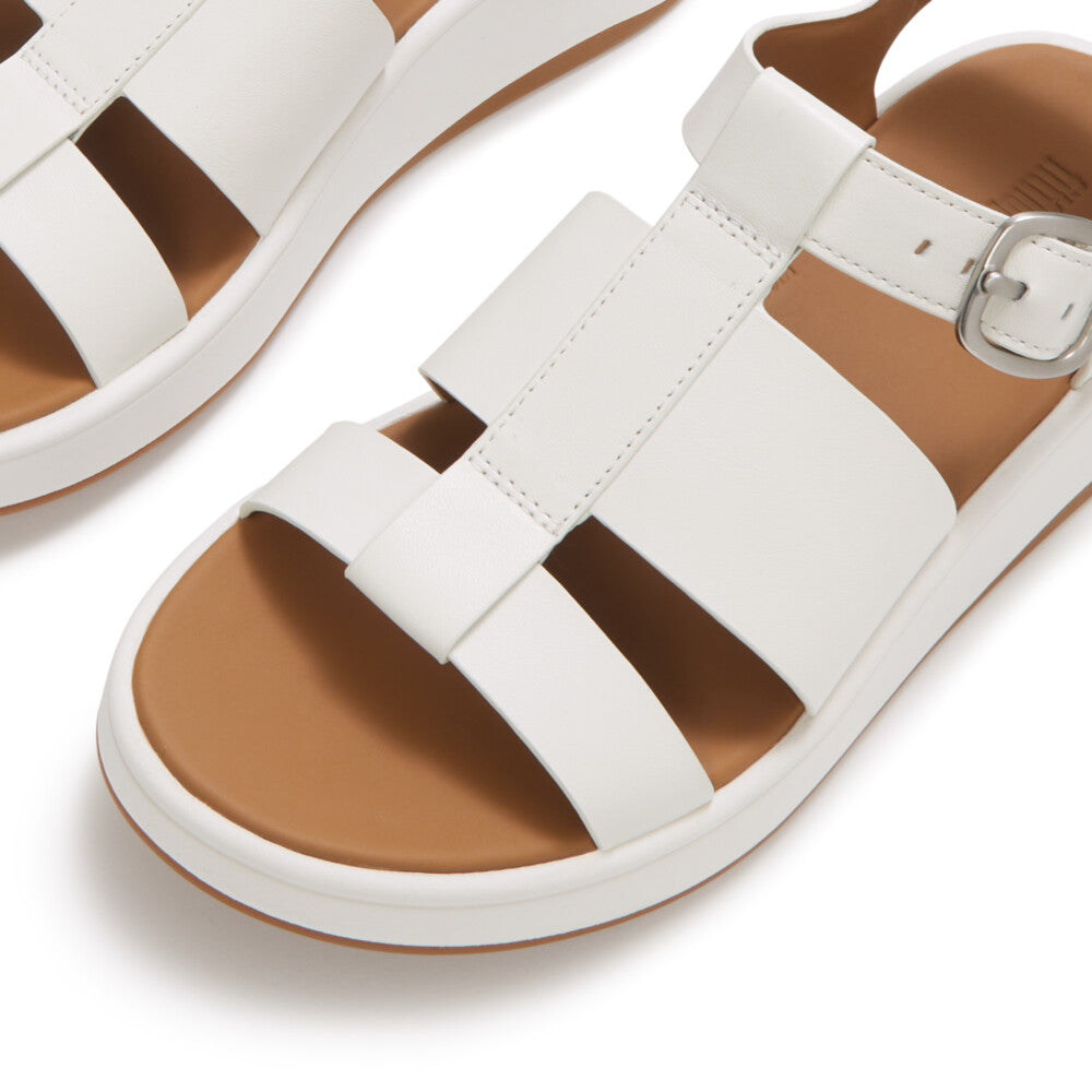 FITFLOP F-MODE Leather Flatform Fisherman Sandals Sandal