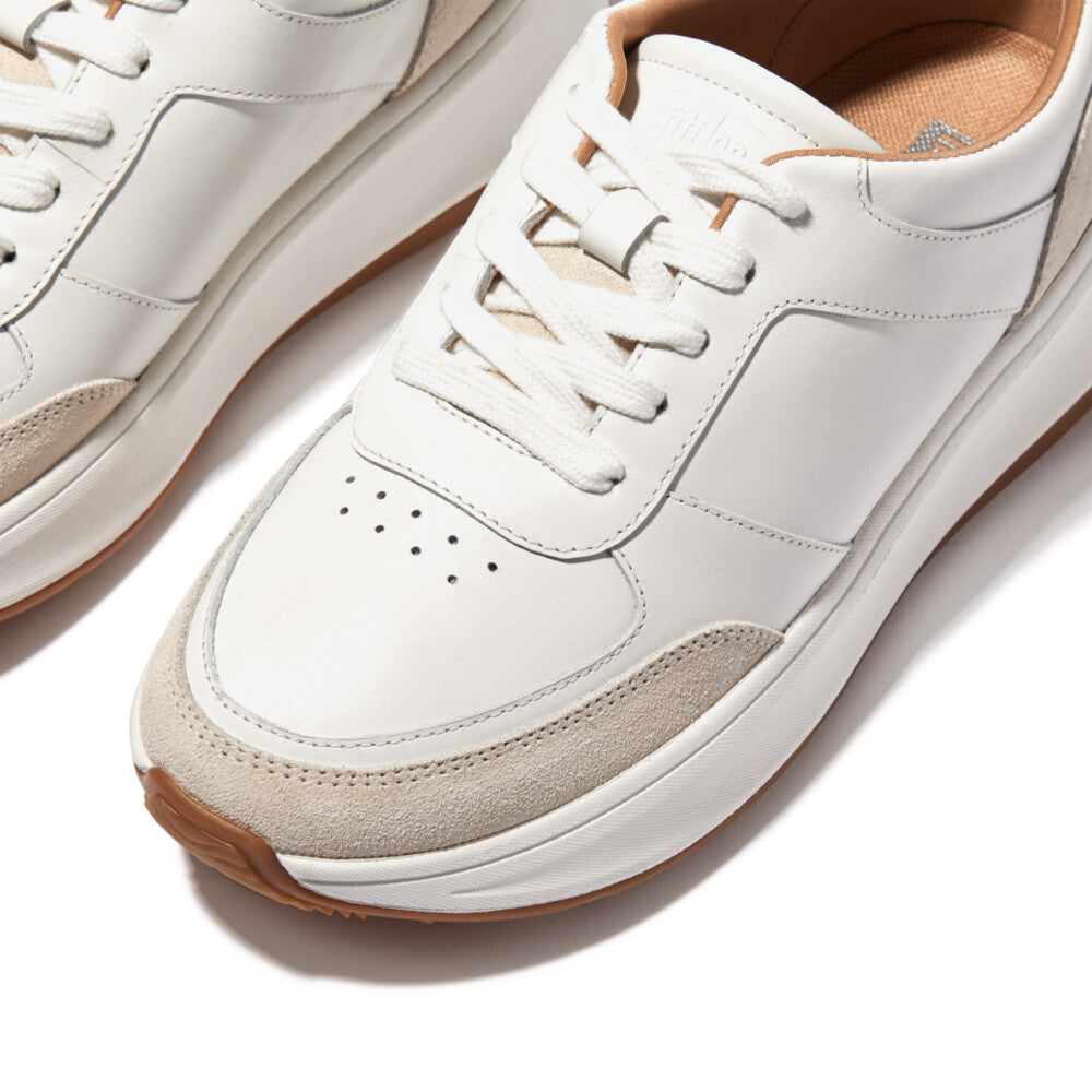 Leather/Suede Flatform Trainers F-MODE Microwobbleboard