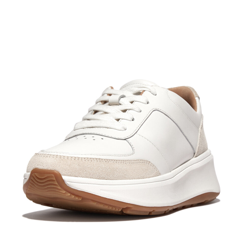 Leather/Suede Flatform Trainers F-MODE Microwobbleboard