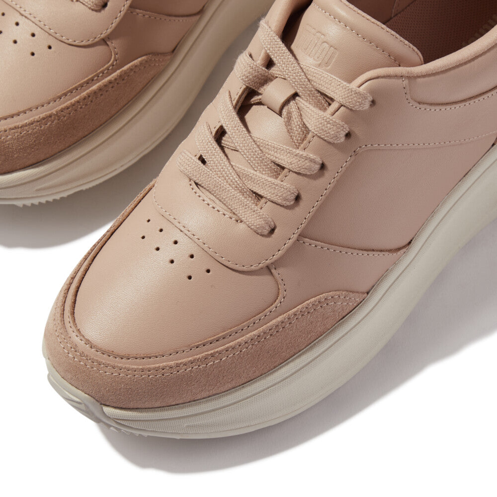 Leather/Suede Flatform Trainers F-MODE Microwobbleboard