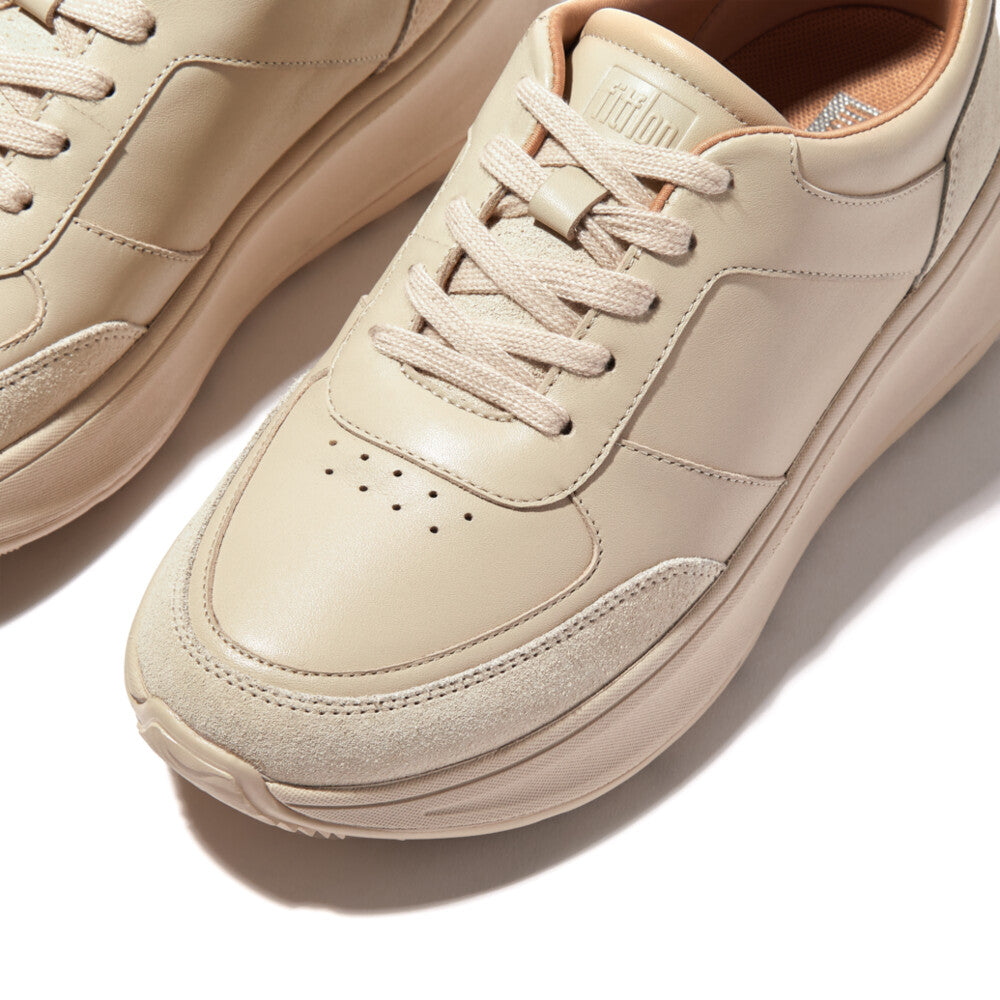 Leather/Suede Flatform Trainers F-MODE Microwobbleboard