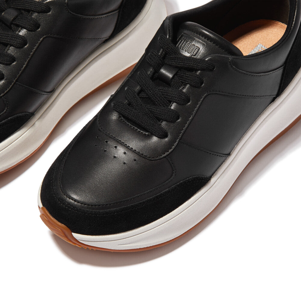 Leather/Suede Flatform Trainers F-MODE Microwobbleboard