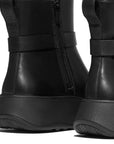 FitFlop F-MODE Square-Ring Leather Ankle Boots Boot
