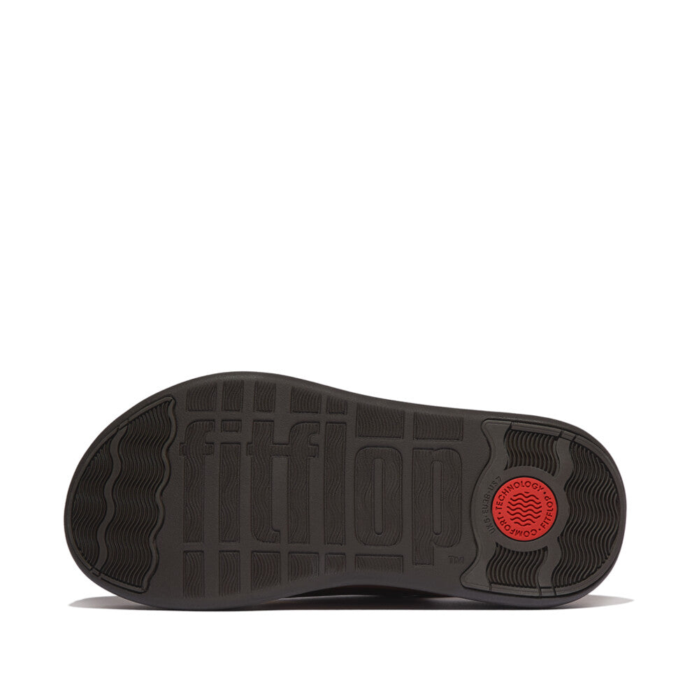 FitFlop F-MODE Stack Leather Back-Strap Toe-Post Sandals Sandal