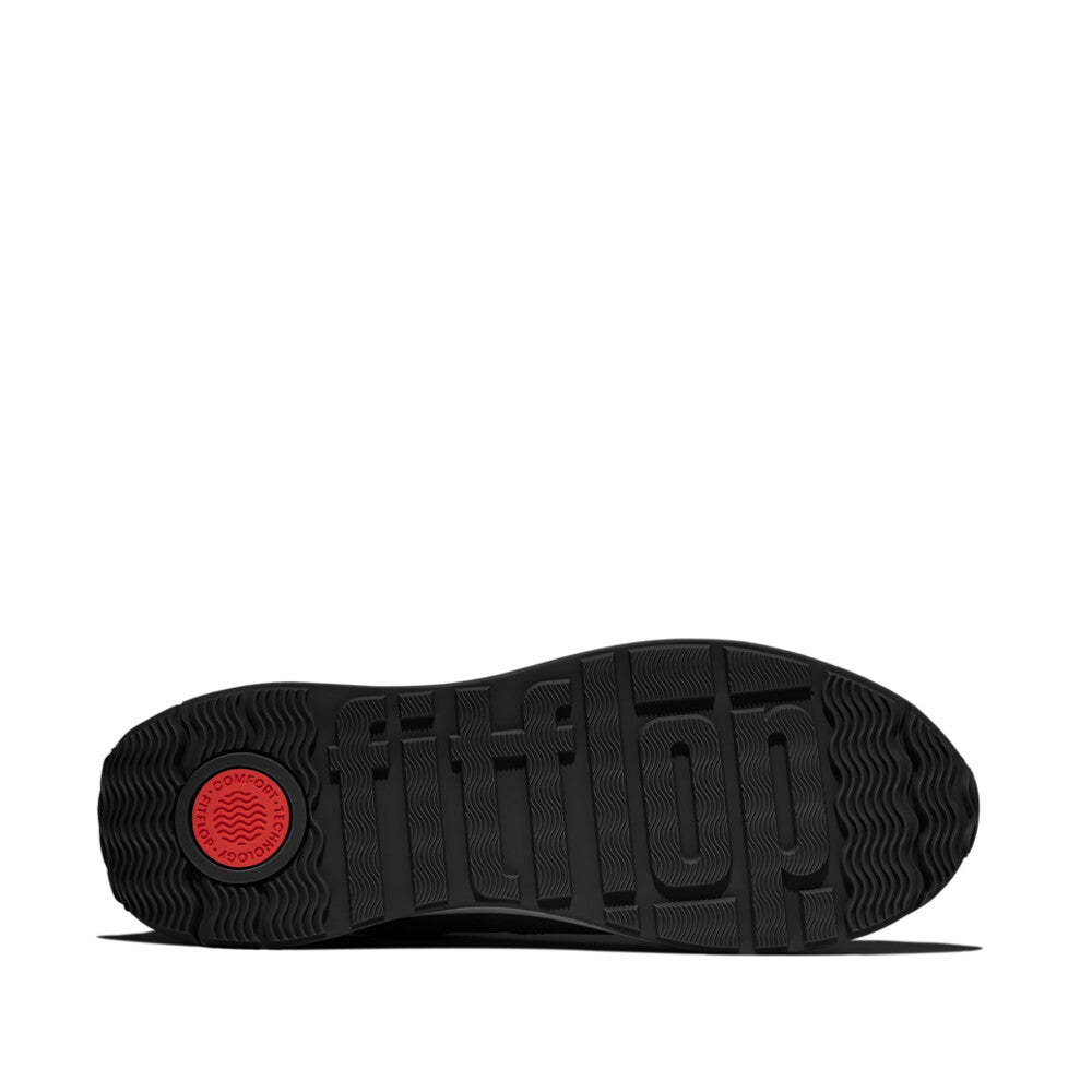 FitFlop F-MODE T-Toe Wave Leather Suede Sneaker Sneaker