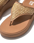 FitFlop FitFlop F-MODE Leather Flatform Toe-Post Sandals    