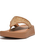 FitFlop FitFlop F-MODE Leather Flatform Toe-Post Sandals    