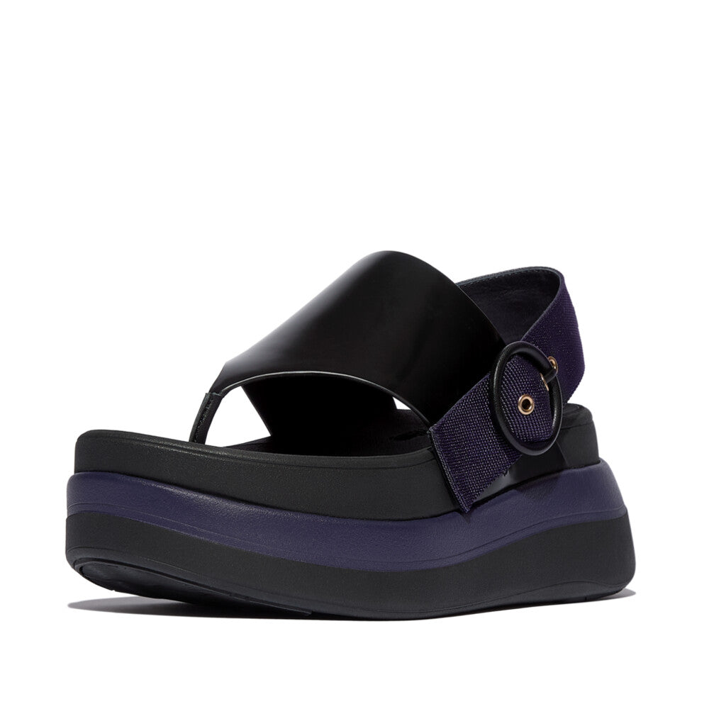 X Roksanda Leather/Webbing Sandals F-MODE Microwobbleboard