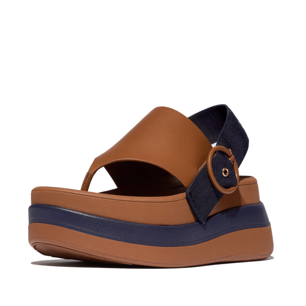 X Roksanda Leather/Webbing Sandals F-MODE Microwobbleboard