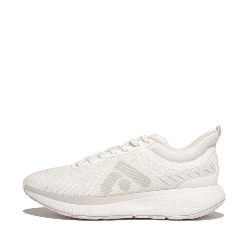 FitFlop FitFlop FFRUNNER Mesh Running/Sports Trainers  Urban White 4 