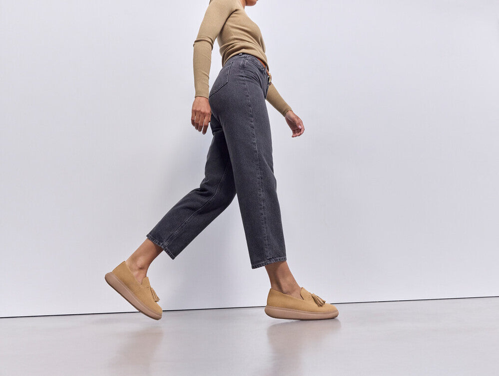 FitFlop iQ-COMFF Tassel Suede Loafers Slip on