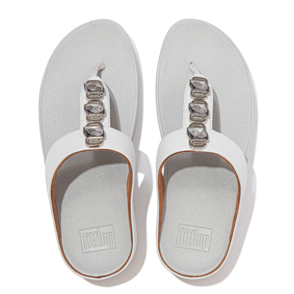 FitFlop FINO Crystal Lock Toe-Post Sandals Sandal