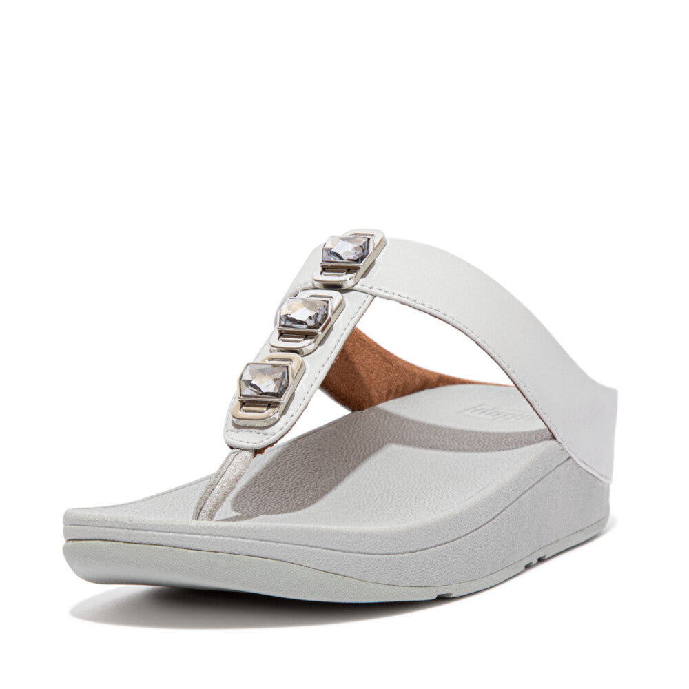 FitFlop FINO Crystal Lock Toe-Post Sandals Sandal
