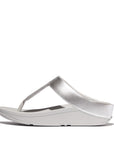 FitFlop FitFlop Fino Glitterdust Metallic Toe Post Sandal Silver 4 