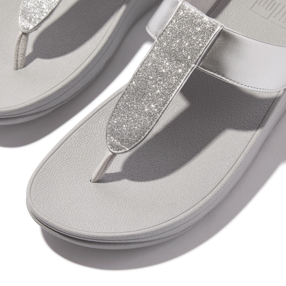 FitFlop FitFlop Fino Glitterdust Metallic Toe Post Sandal   