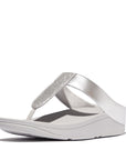 FitFlop FitFlop Fino Glitterdust Metallic Toe Post Sandal   