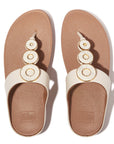 FitFlop FitFlop Fino Resin-Hoop Leather Toe-Post Sandals Sandal   