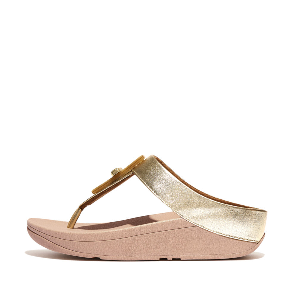 FitFlop FitFlop LULU Resin-Lock  Platino 4 