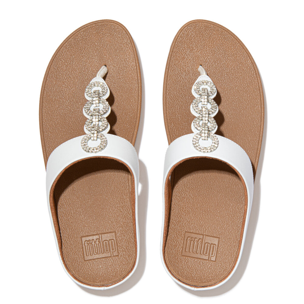 FitFlop FINO Sparkle Toe-Post Sandals - Trenton
